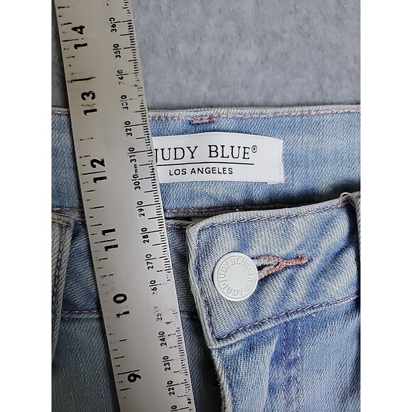 Judy Blue Jeans Womens 14W 33x27 Jeans Boyfriend Distressed Mid Rise Stretch - Picture 10 of 16